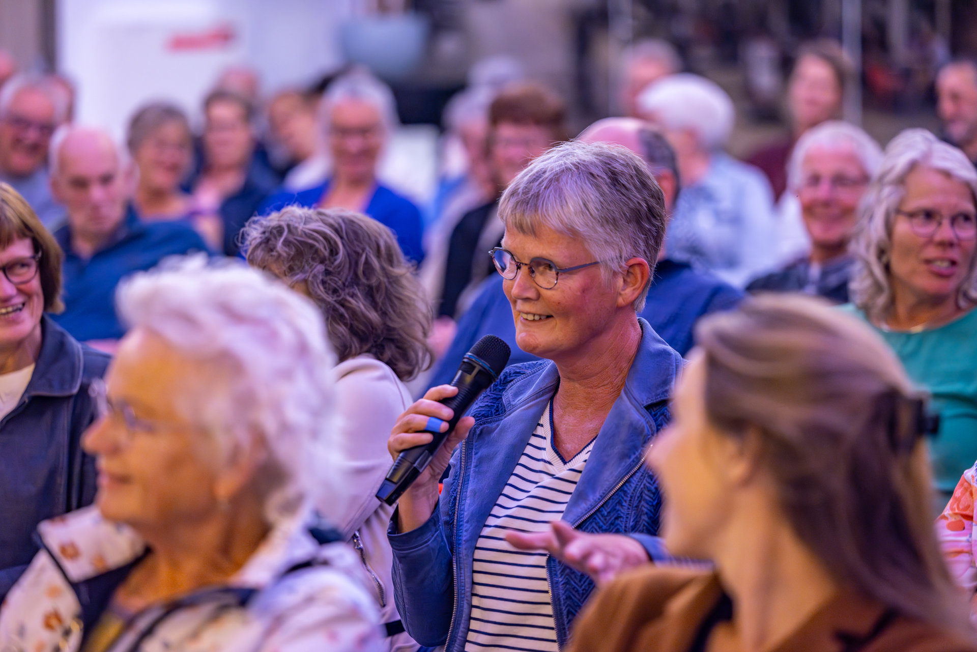 Vrouw aan het woord